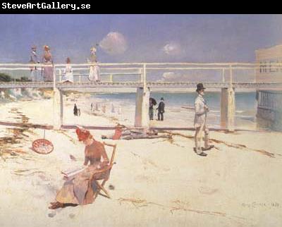 Charles conder A Holiday at Mentone